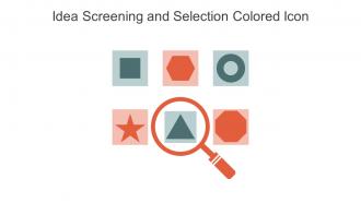 Idea Screening And Selection Colored Icon In Powerpoint Pptx Png And Editable Eps Format