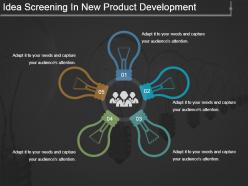 Idea screening in new product development powerpoint slide rules