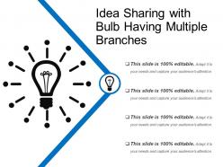 Idea Sharing With Bulb Having Multiple Branches