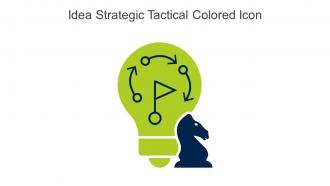Idea Strategic Tactical Colored Icon In Powerpoint Pptx Png And Editable Eps Format