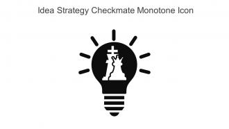 Idea Strategy Checkmate Monotone Icon In Powerpoint Pptx Png And Editable Eps Format