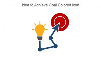 Idea To Achieve Goal Colored Icon In Powerpoint Pptx Png And Editable Eps Format
