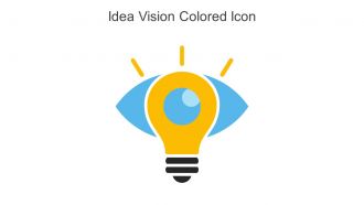 Idea Vision Colored Icon In Powerpoint Pptx Png And Editable Eps Format