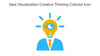 Idea Visualization Creative Thinking Colored Icon In Powerpoint Pptx Png And Editable Eps Format