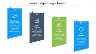 Ideal Budget Single Person Ppt Powerpoint Presentation Layouts Files Cpb