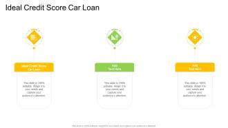 Ideal Credit Score Car Loan In Powerpoint And Google Slides Cpb