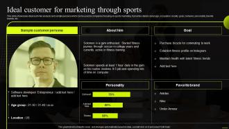 Ideal Customer For Marketing Through Sports Comprehensive Guide To Sports