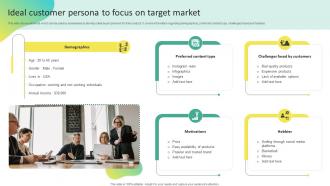 Ideal Customer Persona To Focus Offline Marketing To Create Connection MKT SS V
