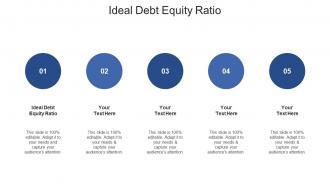 Ideal debt equity ratio ppt powerpoint presentation professional microsoft cpb