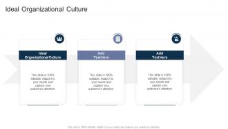 Ideal Organizational Culture In Powerpoint And Google Slides Cpb