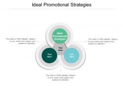 Ideal promotional strategies ppt powerpoint presentation gallery microsoft cpb