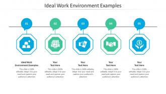 Ideal work environment examples ppt powerpoint presentation infographics design cpb