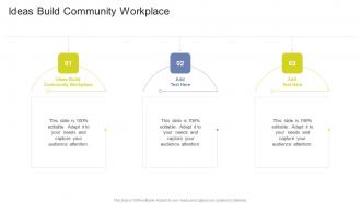 Ideas Build Community Workplace In Powerpoint And Google Slides Cpb