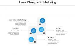 Ideas chiropractic marketing ppt powerpoint presentation icon clipart cpb