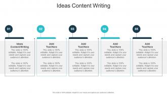 Ideas Content Writing In Powerpoint And Google Slides Cpb