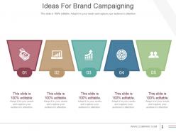 Ideas for brand campaigning powerpoint slide backgrounds