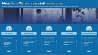 Ideas For Efficient New Staff Orientation