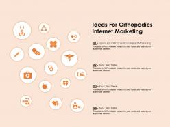 Ideas for orthopedics internet marketing ppt powerpoint presentation show templates