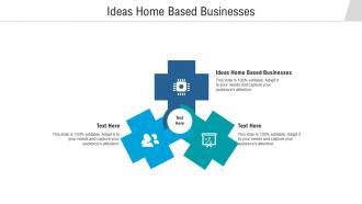 Ideas home based businesses ppt powerpoint presentation layouts tips cpb