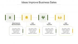 Ideas Improve Business Sales In Powerpoint And Google Slides Cpb