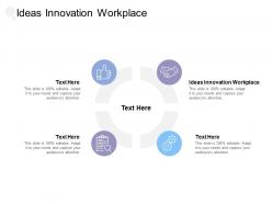 Ideas innovation workplace ppt powerpoint presentation model cpb