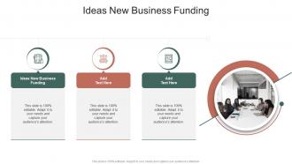 Ideas New Business Funding In Powerpoint And Google Slides Cpb