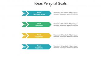 Ideas personal goals ppt powerpoint presentation show cpb