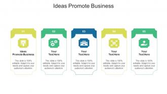 Ideas promote business ppt powerpoint presentation layouts samples cpb