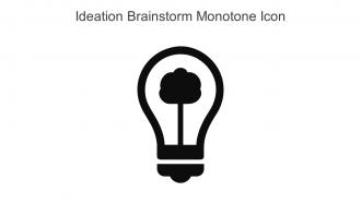 Ideation Brainstorm Monotone Icon In Powerpoint Pptx Png And Editable Eps Format
