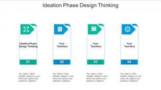 Ideation phase design thinking ppt powerpoint presentation template cpb