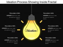 Ideation process showing inside fractal