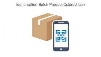 Identification Batch Product Colored Icon In Powerpoint Pptx Png And Editable Eps Format