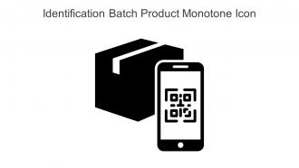 Identification Batch Product Monotone Icon In Powerpoint Pptx Png And Editable Eps Format
