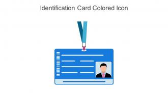 Identification Card Colored Icon In Powerpoint Pptx Png And Editable Eps Format