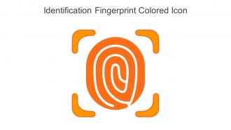 Identification Fingerprint Colored Icon In Powerpoint Pptx Png And Editable Eps Format