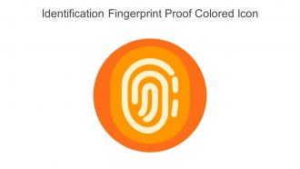 Identification Fingerprint Proof Colored Icon In Powerpoint Pptx Png And Editable Eps Format