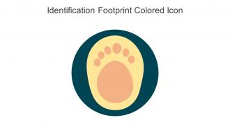 Identification Footprint Colored Icon In Powerpoint Pptx Png And Editable Eps Format