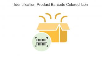 Identification Product Barcode Colored Icon In Powerpoint Pptx Png And Editable Eps Format