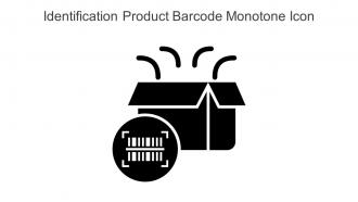 Identification Product Barcode Monotone Icon In Powerpoint Pptx Png And Editable Eps Format