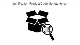 Identification Product Code Monotone Icon In Powerpoint Pptx Png And Editable Eps Format