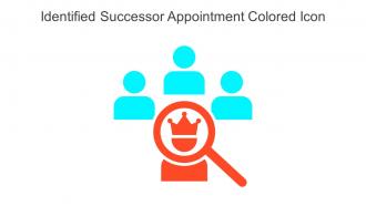 Identified Successor Appointment Colored Icon In Powerpoint Pptx Png And Editable Eps Format
