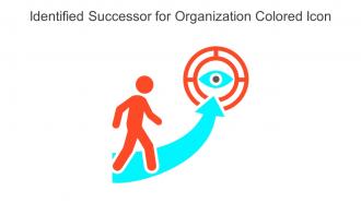 Identified Successor For Organization Colored Icon In Powerpoint Pptx Png And Editable Eps Format