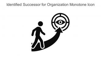 Identified Successor For Organization Monotone Icon In Powerpoint Pptx Png And Editable Eps Format