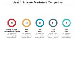Identify analyze marketers competition ppt powerpoint presentation slides graphics pictures cpb
