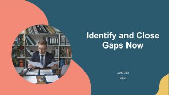 Identify And Close Gaps Now PPT Mockup AT