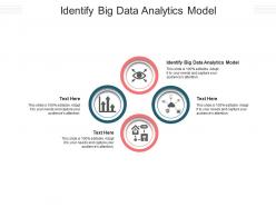 Identify big data analytics model ppt powerpoint presentation layouts vector cpb