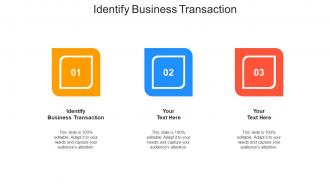 Identify business transaction ppt powerpoint presentation sample cpb