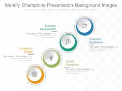 Identify champions presentation background images