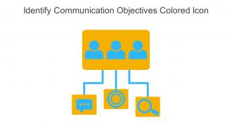 Identify Communication Objectives Colored Icon In Powerpoint Pptx Png And Editable Eps Format
