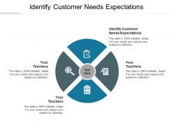 Identify customer needs expectations ppt powerpoint presentation summary deck cpb